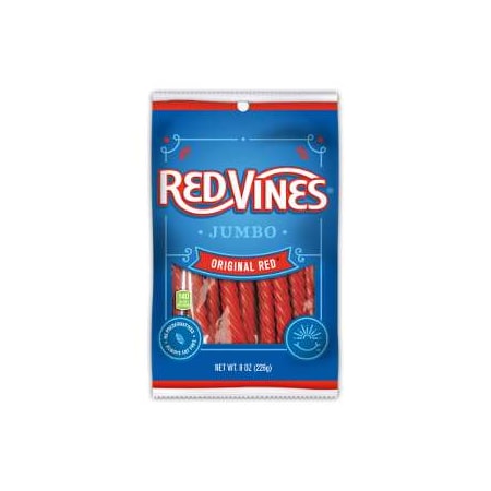 Red Vines Jumbo Twists Original Red 8 Oz., PK12